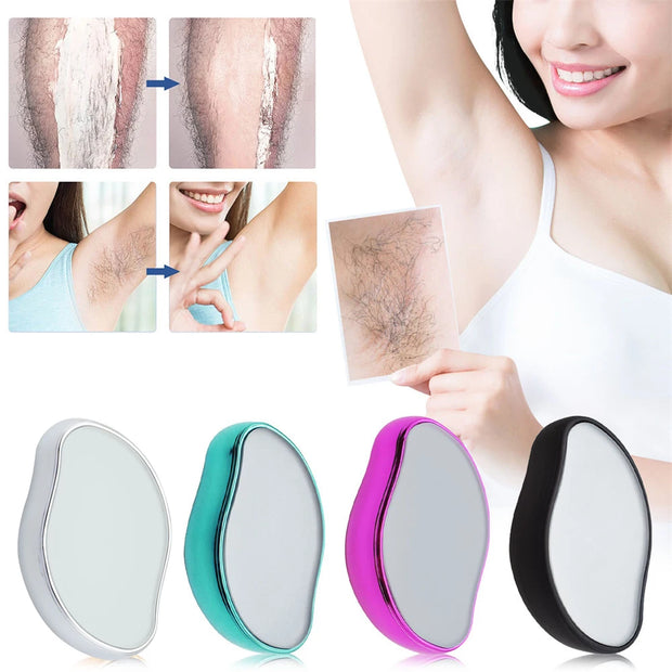 Crystal Hair Eraser. Pijnloze Epilator. Herbruikbare Lichaamsverzorging Ontharingshulpmiddel 2+1 gratis